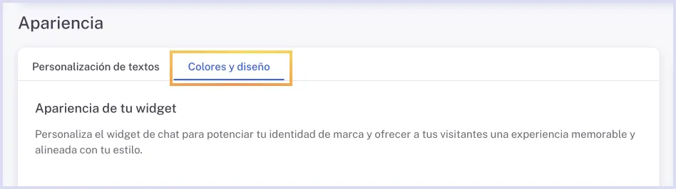 Personalizacion de colores
