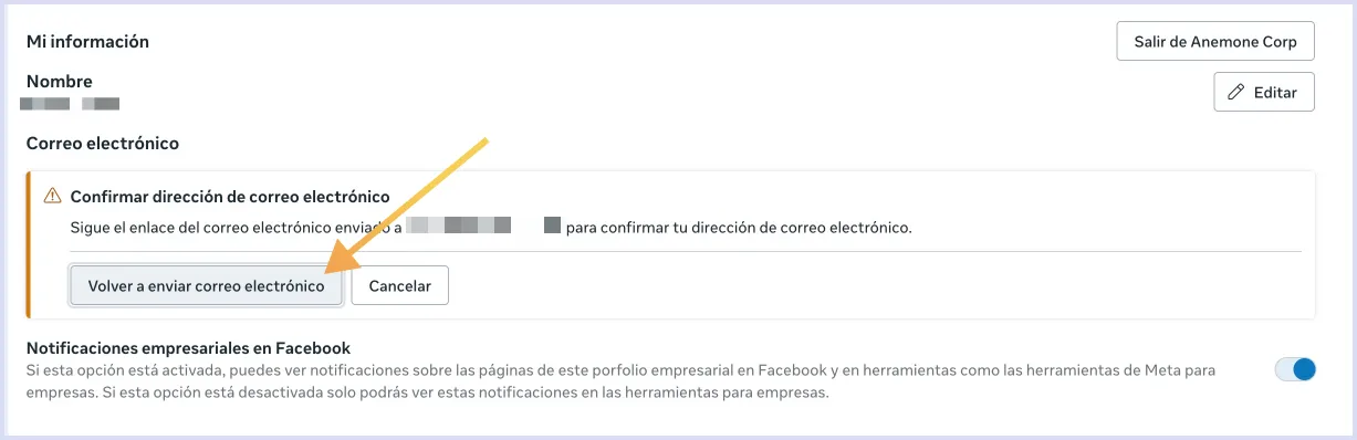 Verificacion de correo