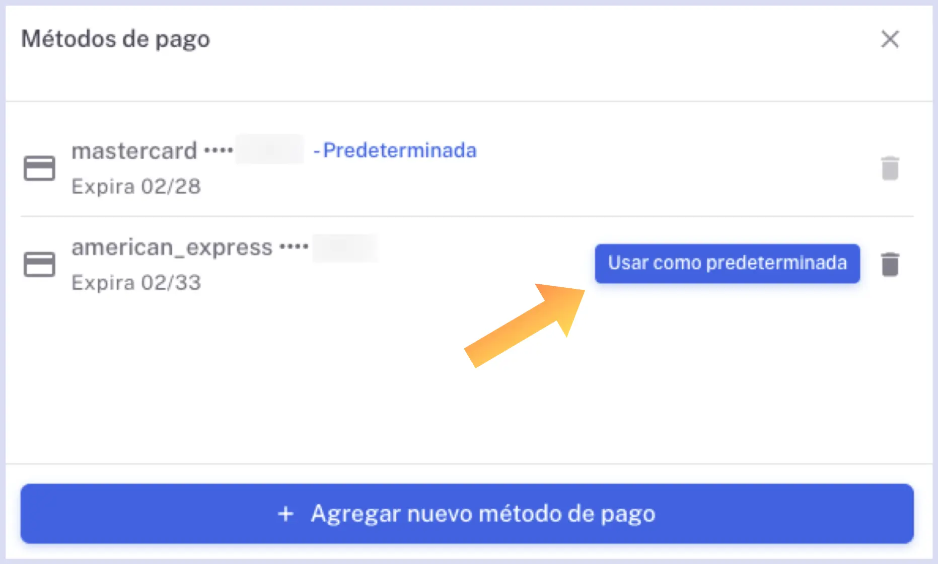 Metodos de pago