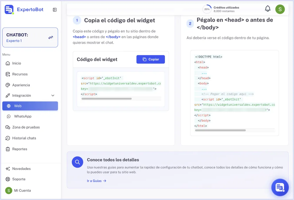 Integracion web