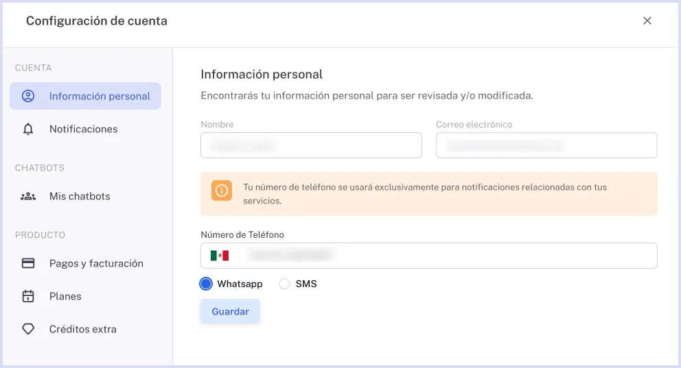 Información personal