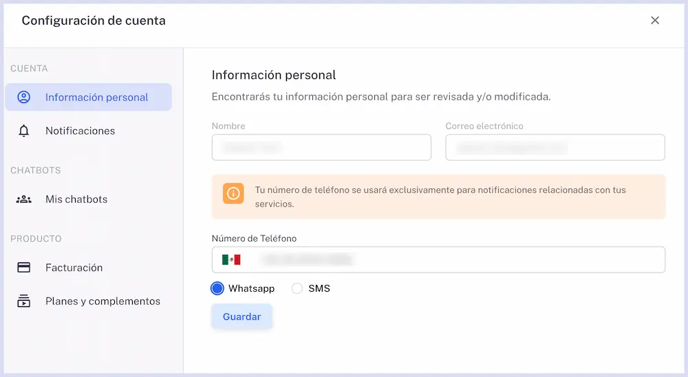 Información personal